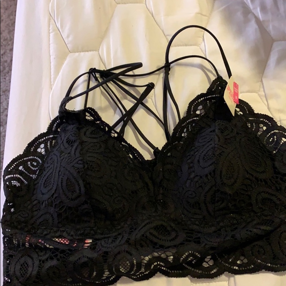 Black Victoria secret pink bralette